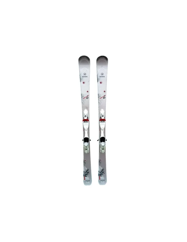 boutique en france Ski Occasion Rossignol Temptation 82 Taille 160cm + Fix Look 1