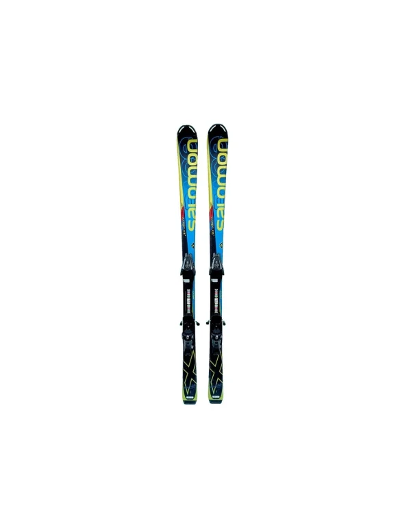 magasin paris Ski Salomon Xi Race Junior Taille 140cm, 150cm + Fix 1