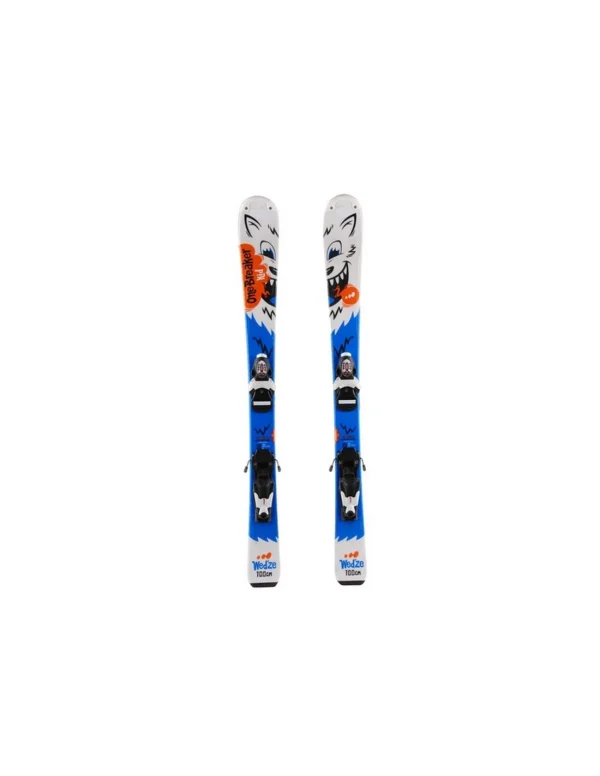 vente pas cher en ligne Ski Wedze Onebreaker Bleu Taille 100cm + Fix 1